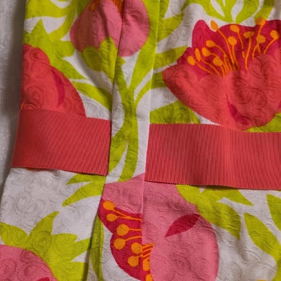 Lilly Pulitzer Strapless Floral Dress in Pink, Yellow, and Green - Picture 7 of 16